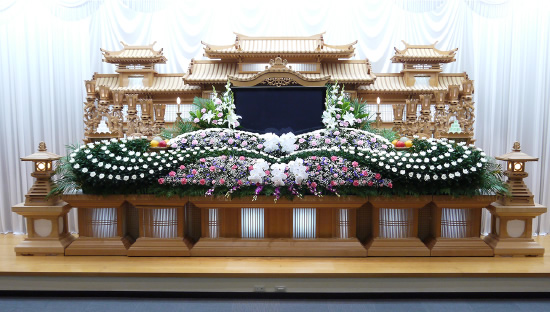 生花祭壇130万円プランイメージ