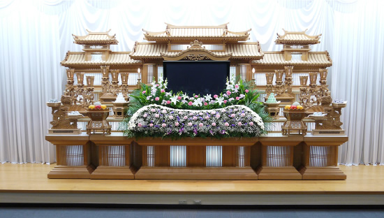 生花祭壇60万円プランイメージ